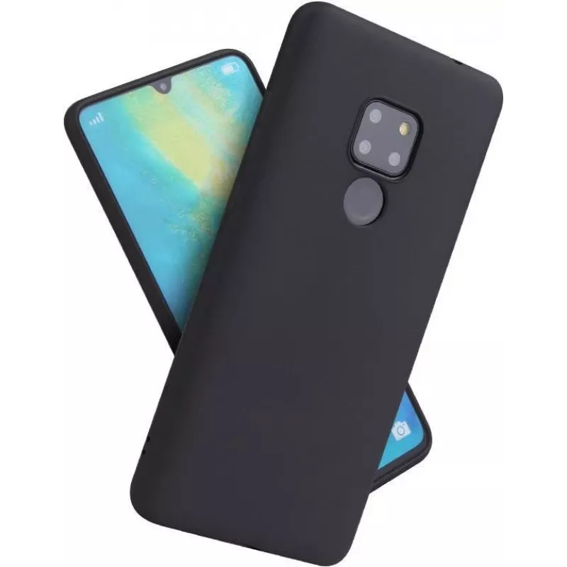 CYOO Premium tekuté silikónové puzdro pre Huawei Mate 20 – čierna