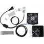 IT-BUDGET Sada ventilátorov do IT skrine s termostatom, 160 m³/h, 230 V, predinštalované, 1 ventilátor 90ITBTKD180603KTHS128