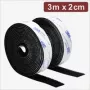 Quadrios 24CA320 Samolepiaca suchá zips páska, 3 m x 2 cm, čierna