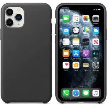 CYOO Alcantara Optik pevné puzdro pre iPhone 11 Pro – čierna CY121183