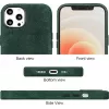 CYOO Alcantara Optik pevné puzdro pre iPhone 11 Pro – čierna CY121183