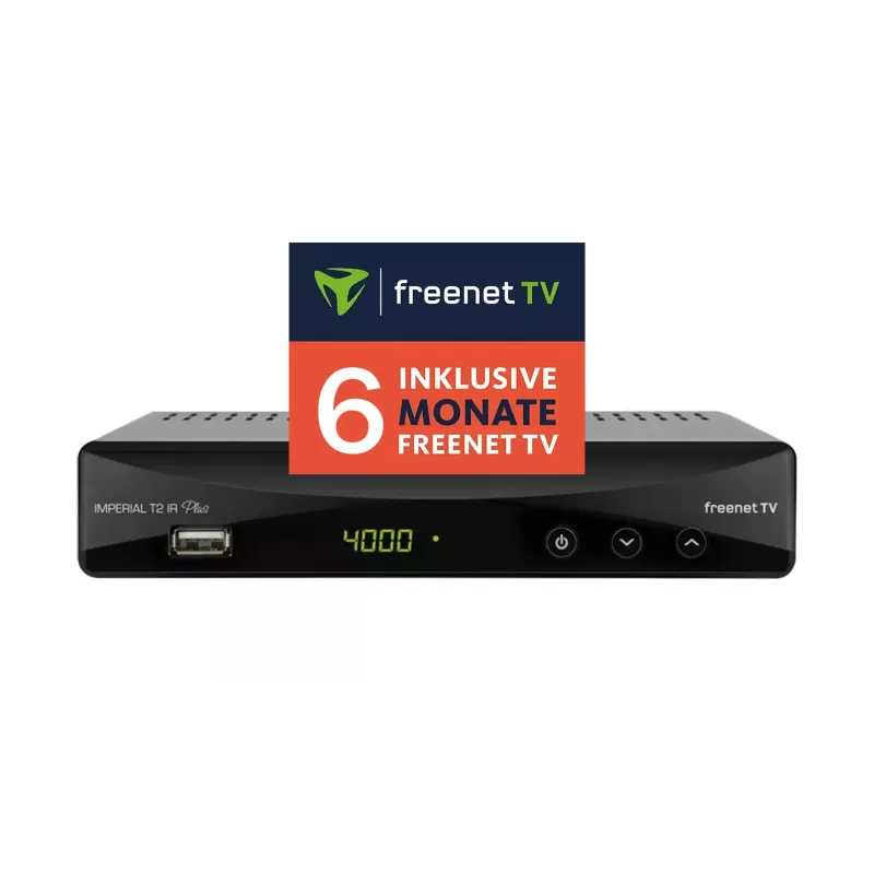 Imperial DVB-T2 Single Tuner Set-Top-Box s H.265 HEVC, USB-PVR nahrávaním a čítačkou Smart kariet 7756006