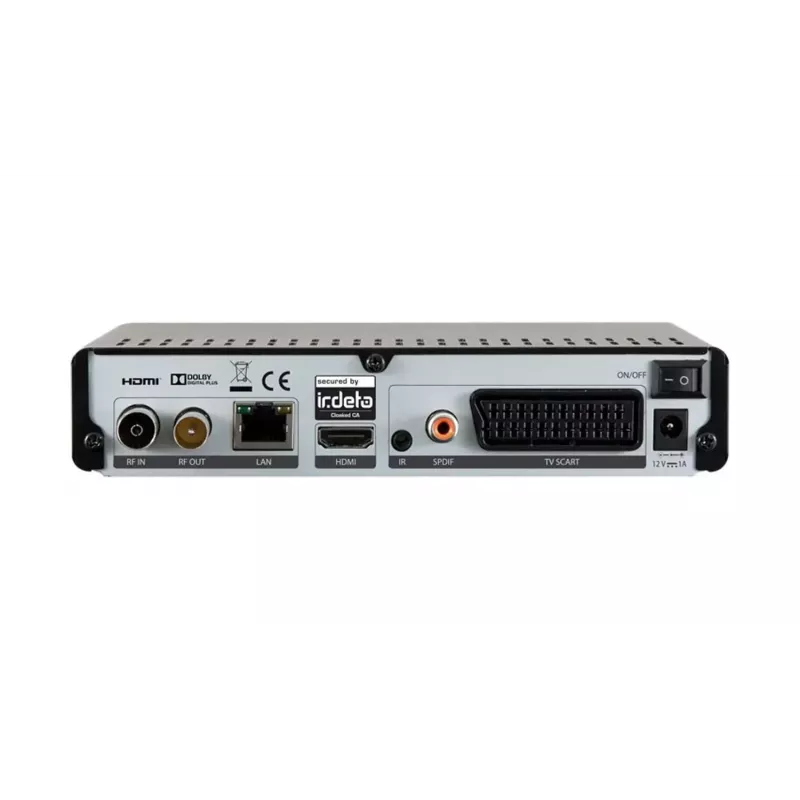 Imperial DVB-T2 Single Tuner Set-Top-Box s H.265 HEVC, USB-PVR nahrávaním a čítačkou Smart kariet 7756006