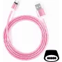 CYOO Flow Light USB-C kábel 1m ružový s žiarivým LED-Flow efektom CY120984