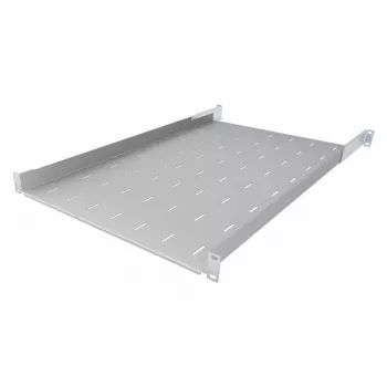 IT-BUDGET 19 palcový pevný rackový regál svetlosivá 750 mm hĺbka 40 kg 90ITB19FB750G