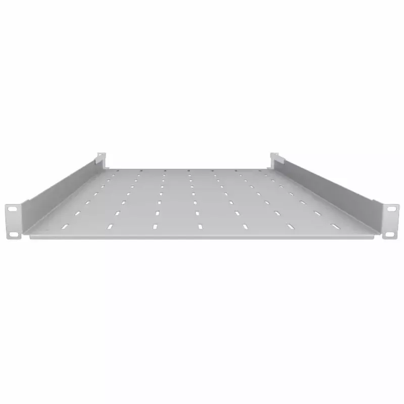 IT-BUDGET 19 palcový pevný rackový regál svetlosivá 750 mm hĺbka 40 kg 90ITB19FB750G