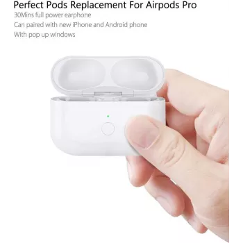 CYOO nabíjacie puzdro pre Apple AirPods Pro (1. & 2. gen.), biela, káblové & bezdrôtové nabíjanie CY121780