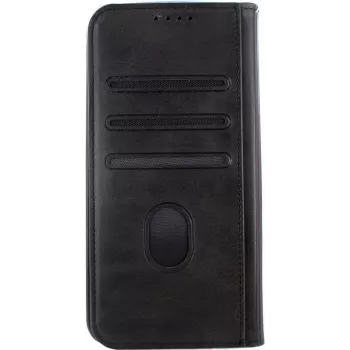 CYOO Premium BookCase pre Apple iPhone 13 mini – čierne koženkové puzdro s peňaženkou CY122554