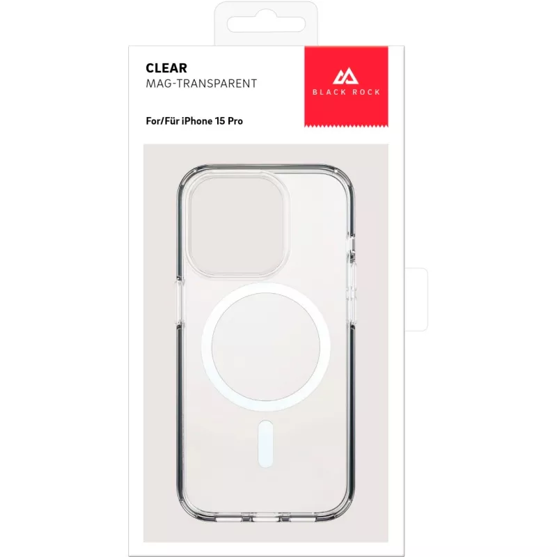 Black Rock Cover Mag Clear puzdro pre Apple iPhone 15 Pro, transparentné (00221270)