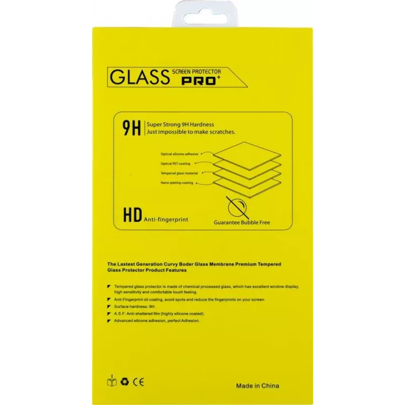 CYOO Pro+ ochranná fólia displeja z tvrdeného skla pre Apple iPhone 13 mini – 0,33 mm 9H Full Coverage Clear CY122529