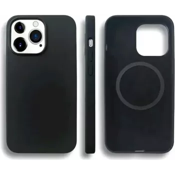CYOO Liquid Silicone puzdro pre iPhone 15 Pro čierne (CY123282)
