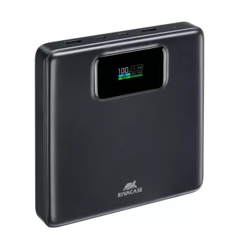 Rivacase VA1091 powerbanka 25800 mAh 100W čierna