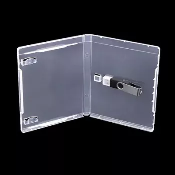 MediaRange BOX905 prázdne puzdro na Blu-ray pre USB kľúč, 170x135mm, transparentné