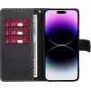 CYOO Premium BookCase Wallet puzdro pre iPhone 14 Pro, čierne CY122793