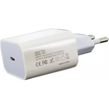 CYOO PD01 20W USB-C Power Delivery nástenná nabíjačka - biela CY121761