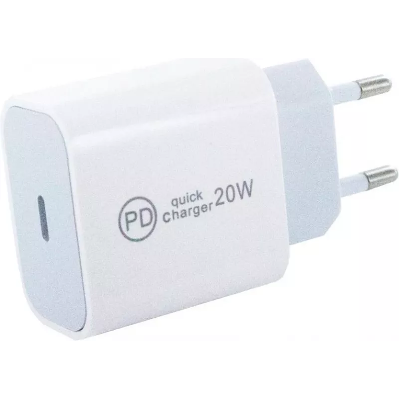 CYOO PD01 20W USB-C Power Delivery nástenná nabíjačka - biela CY121761