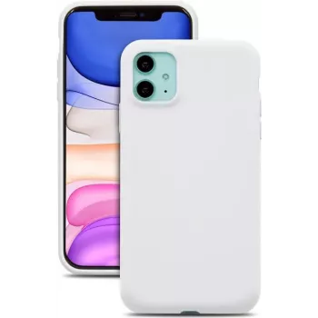 CYOO Premium tekuté silikónové puzdro pre iPhone 12 Pro Max 6,7 palca - biela (CY121879)
