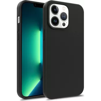 CYOO Premium puzdro z tekutého silikónu pre Apple iPhone 14 Plus – čierna CY122779