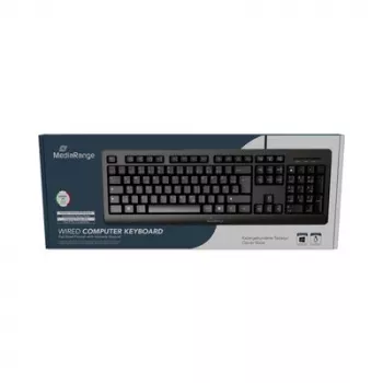 MediaRange MROS109-IT káblová USB 2.0 QWERTY talianska klávesnica, čierna