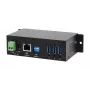 EXSYS EX-6005HMVS Gigabit USB 3.2 Gen 1 Device Server, 3-portový, 15KV ESD