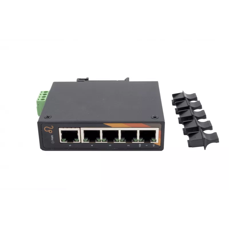 EXSYS EX-6220 5-portový Gigabit Ethernet switch, unmanaged, 10/100/1000 Mbps, kovové puzdro
