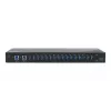 EXSYS EX-11236HMS 16-portový USB 3.2 Gen 1 priemyselný hub s 15KV ESD ochranou, nástenná a DIN lištová montáž