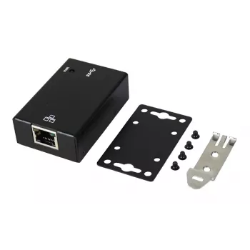 EXSYS EX-1321-WT USB 3.2 Gen1 na Gigabit Ethernet adaptér so sadou pre DIN lištu, kovové puzdro