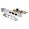 EXSYS EX-16500E-2 FireWire 1394a PCIe karta, 3+1 port, TI čipset