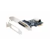 EXSYS EX-46022 PCIe 2S sériová RS-232 karta, Oktopus kábel (EXAR čipset)