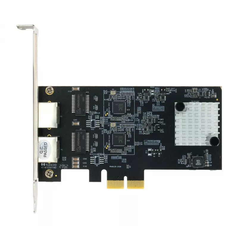 EXSYS Dual 5 Gigabit Ethernet PCIe x2 karta (Realtek RTL8126) EX-60152