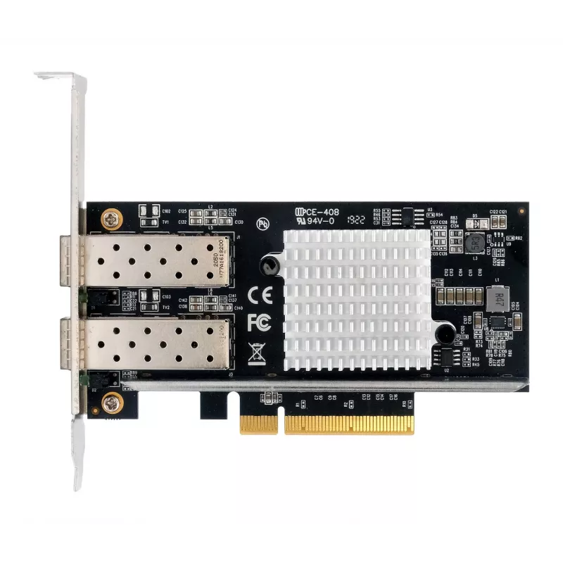 EXSYS Dual 10 Gigabit SFP+ sieťový radič PCIe x8, Intel 82599ES čipset EX-60232
