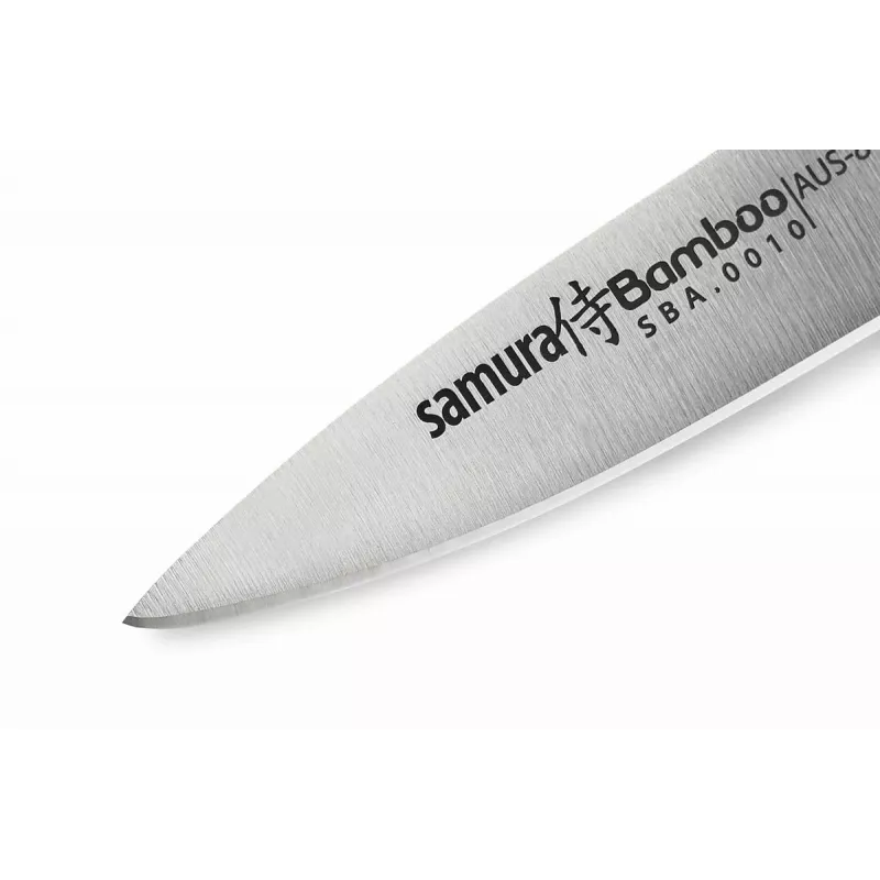Samura Harakiri škrabací nôž 80 mm AUS-8 nerezová oceľ čierny