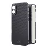 Black Rock Cover 360° Glass pre Apple iPhone 16 Plus, pravý karbón (00228105)