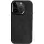 CYOO Alcantara puzdro pre Apple iPhone 15 Plus, čierna CY123273