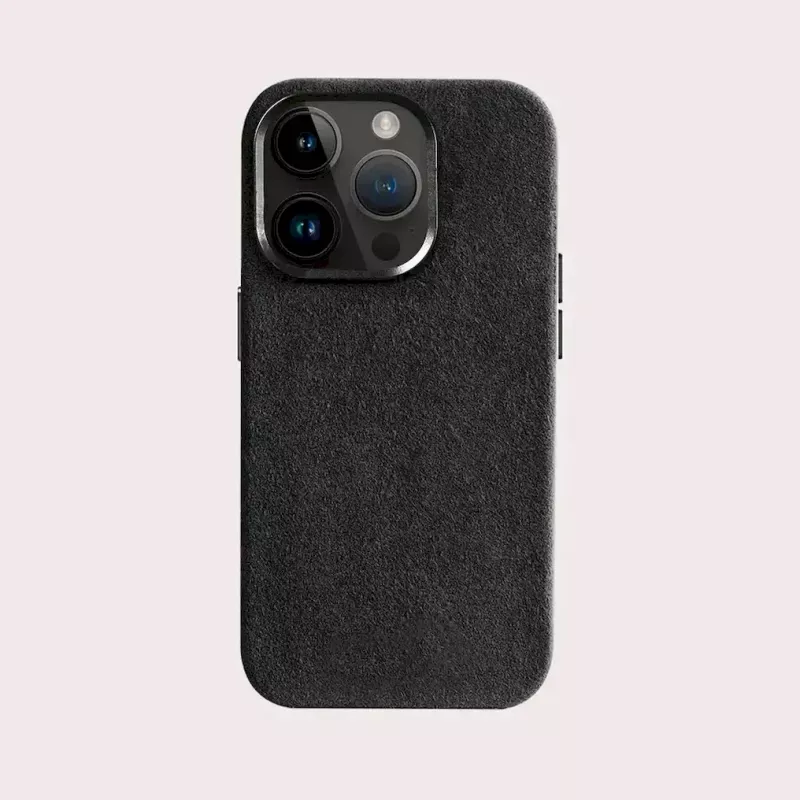 Cyoo Alcantara puzdro pre iPhone 15 Pro Max čierna (CY123275)