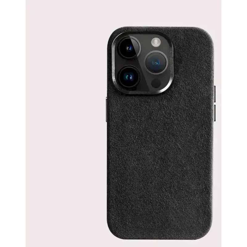 Cyoo Alcantara puzdro pre iPhone 15 Pro Max čierna (CY123275)