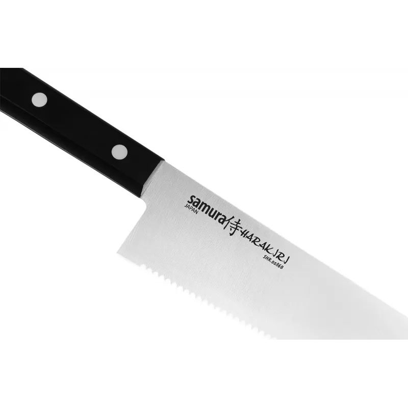 Samura Harakiri kuchársky nôž 208 mm, AUS-8, rúčka ABS (SHR-0086B)