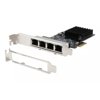 EXSYS EX-6083 PCIe x4 Gigabit Ethernet 4-portová low-profile sieťová karta