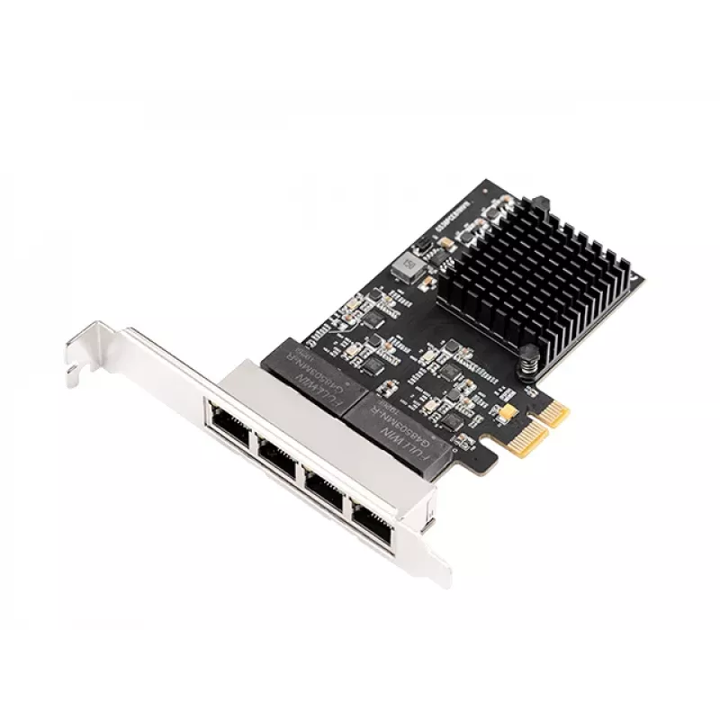 EXSYS EX-6083 PCIe x4 Gigabit Ethernet 4-portová low-profile sieťová karta