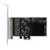 EXSYS EX-6083 PCIe x4 Gigabit Ethernet 4-portová low-profile sieťová karta
