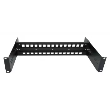 EXSYS DIN-Rail Rackmount Kit, 2U, 19-palcový, 35mm DIN-Rail, čierna EX-6090