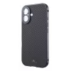 Black Rock Cover 360° Glass pre Apple iPhone 16, pravý karbón (00228085)