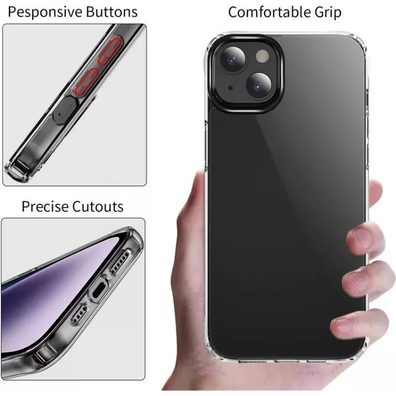 CYOO silikónové puzdro pre Apple iPhone 15 transparentné (CY123231)
