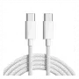 Cyoo Cotton USB-C na USB-A kábel 1m - pletený, 3A nabíjanie a synchronizácia dát (CY123446)