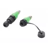 EXSYS EX-49544 M12 X-Code 8-Pin konektor samec na RJ45 konektor samica IP67 priemyselný Ethernet adaptér, 10 Gbps