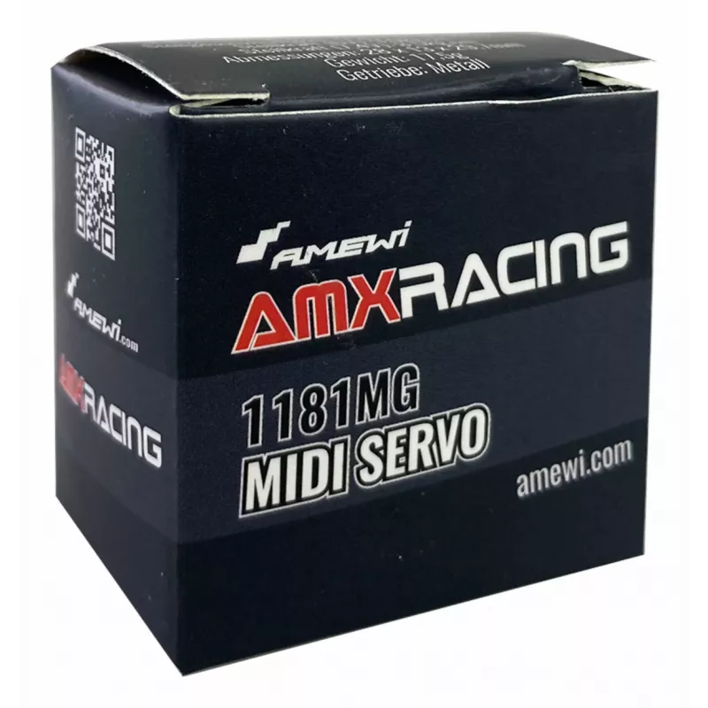 Amewi Micro-Servo AMXRacing 1181MG Midi analógové servo kovová prevodovka (28445)