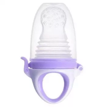 Kidsme Food Feeder Plus kŕmidlo pre bábätká od 6 mesiacov, levanduľová