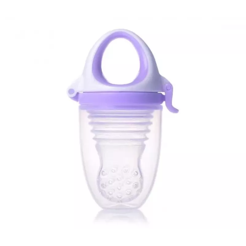 Kidsme Food Feeder Plus kŕmidlo pre bábätká od 6 mesiacov, levanduľová