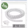 Quadrios 25CA743 rozťahovacia opletená hadica, PET, biela, 3 m, 10 mm max. zväzok