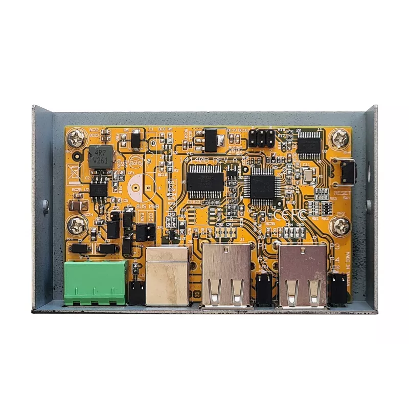 EXSYS EX-1594HMS USB 2.0 4-port priemyselný hub so sadou na DIN lištu